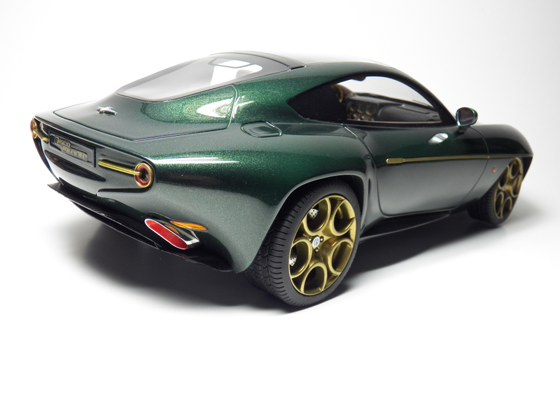 Illustration for article titled AP's 1:18 Grail Car: Touring Superleggera 2014 Alfa Romero Disco Volante by Tecnomodel